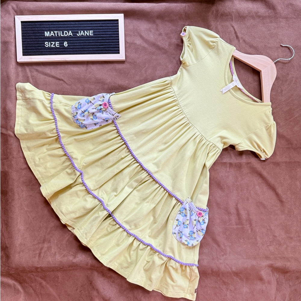 Matilda Jane Yellow Knit Dress